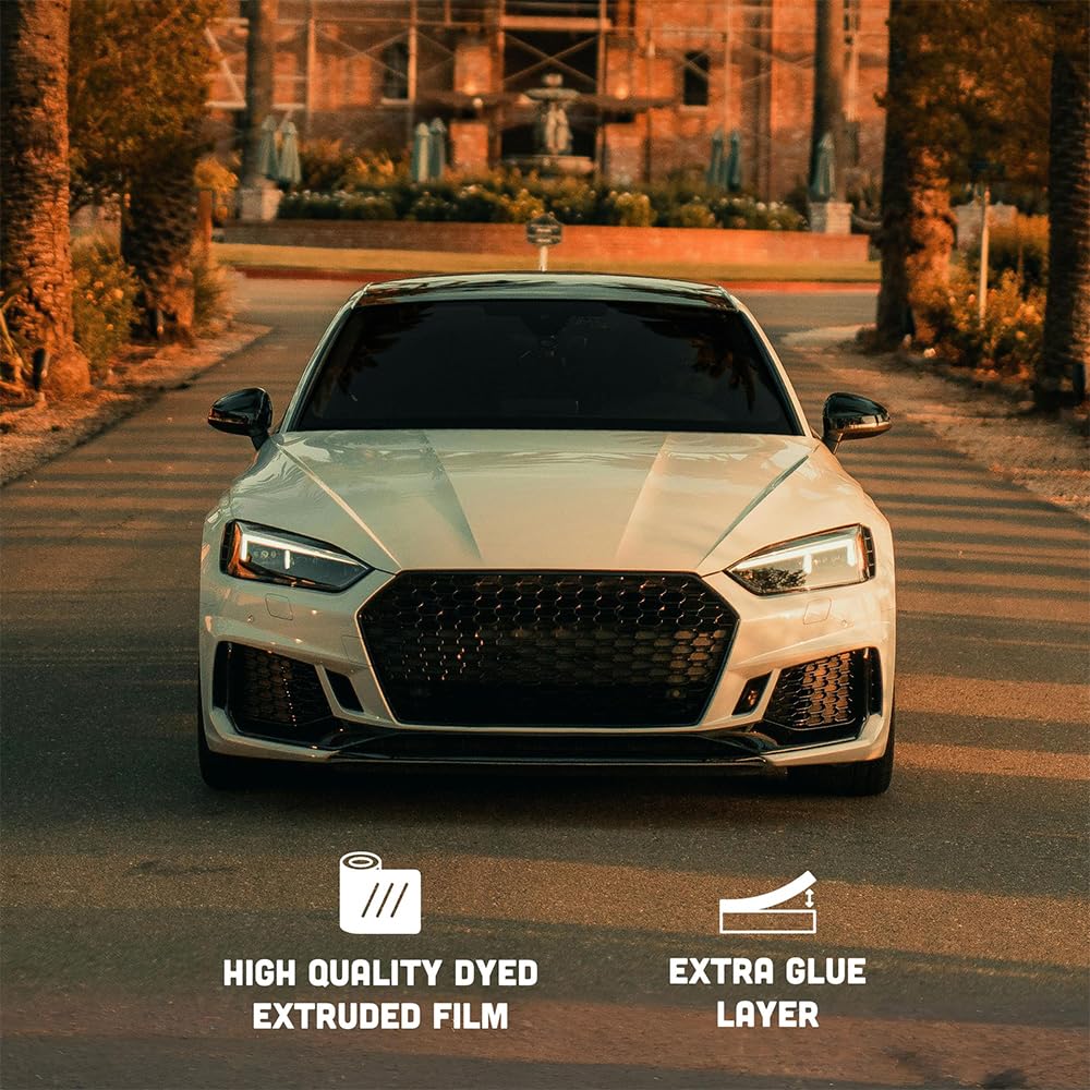 United 42% VLT Professional Window Tint Film - 20" x100' Upgraded 1 Mil Dyed PET Film - 99% UV Block Privacy Car Window Tint for Truck, Home - Heat & Glare Control