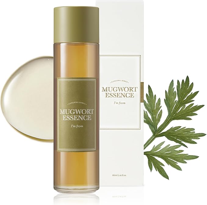 I'm From Mugwort Essence | Vegan Extract - Soothe Sensitive and Irritated Skin, Redness Relief, Refreshing, Korean Hydrating Toner | 5.41 Fl Oz, All Skin Types, PETA Approved