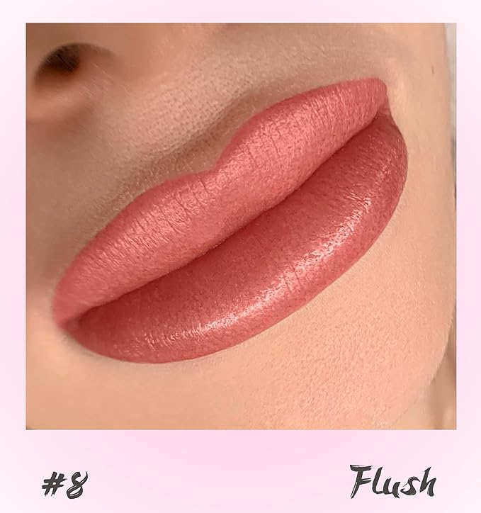 VIVA INK Lip Pigment – Flush – Permanent Lip Makeup – Microblading Ink for Durable and Colorful Lips – Long Lasting Color Lip Cosmetics (0.2 oz)