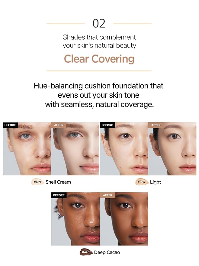 Skin Nuder Cushion | Korean Makeup, Refill Not Included (38C Maroon)