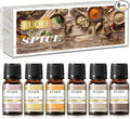 EUQEE 6PCS Spice Autumn Fragrance Oil Set, Scented Oils for Candle Making
