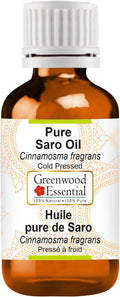 Greenwood Essential Pure Saro Essential Oil (Cinnamosma fragrans) Steam Distilled 50ml (1.69 oz)