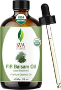 SVA Organic Fir Balsam Essential Oil with Dropper, 4 Fl Oz (118 ml)