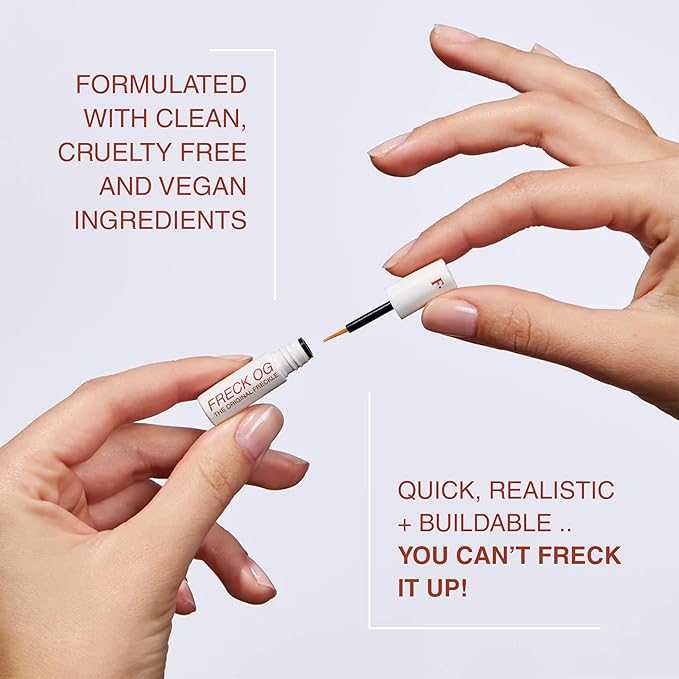 Freck Noir Freckle Pen 3.15ml, Faux Freckles for Medium to Dark Skin