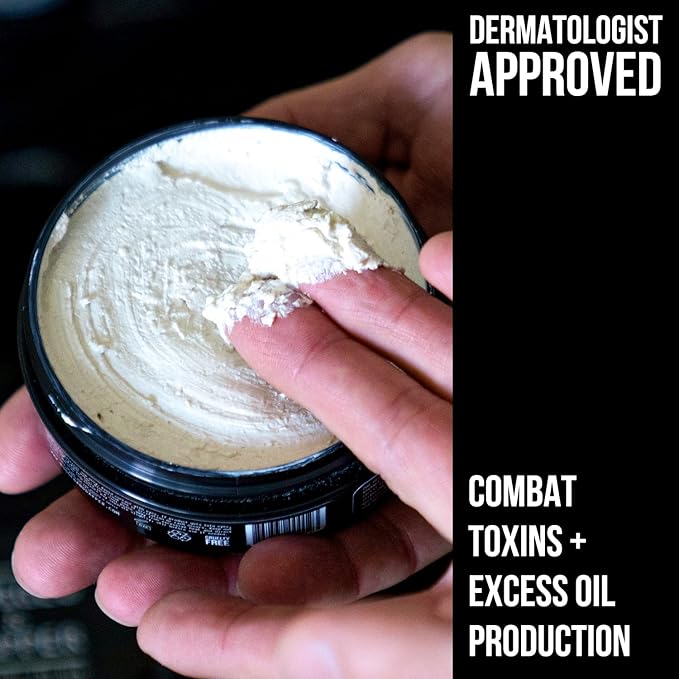 RUGGED & DAPPER - Premium Face Mask for Men - Deep Pore Cleansing Treatment - with Kaolin Clay - 5.5 Oz