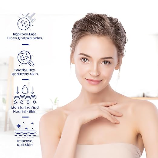 HIQILI Organic Sweet Almond Oil Cold Pressed for Skin, Hair & Skin Care