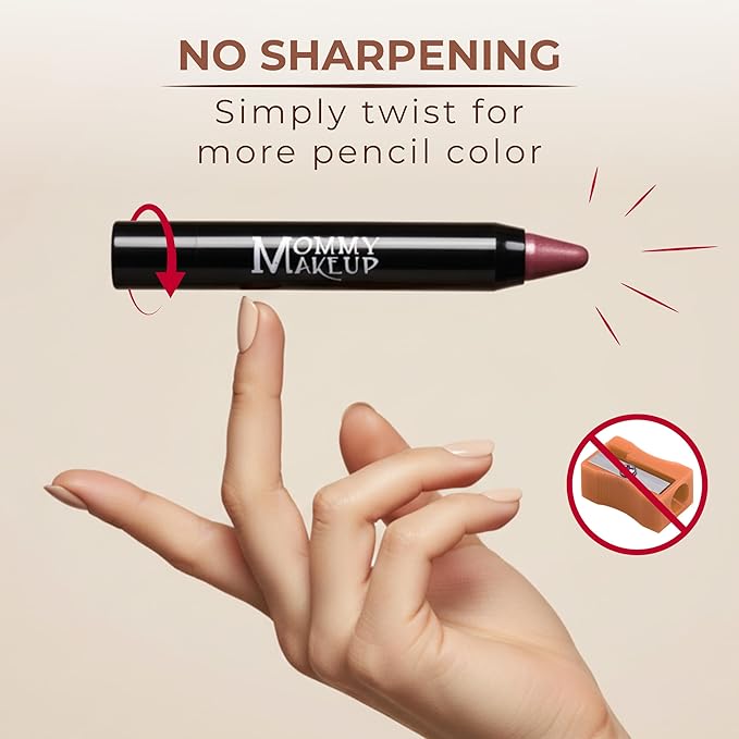 Mommy Makeup Triple Sticks Lipstick, Cream Blush & Treatment All-in-One