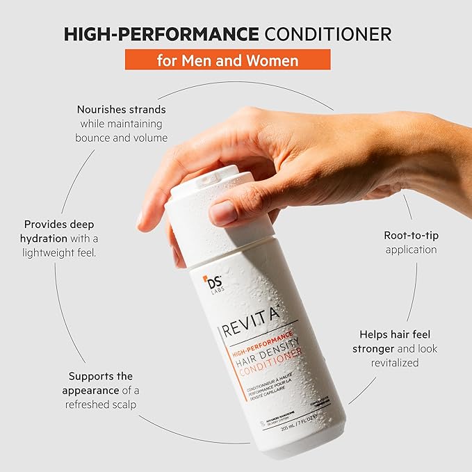 DS Labs Revita Hair Density Shampoo & Conditioner for Thinning Hair, 205 mL