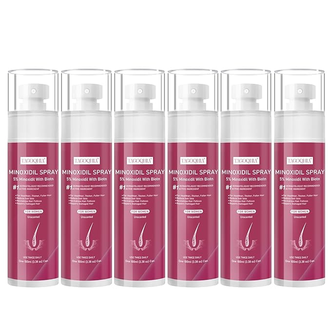 5% Minoxidil for Women Hair Regrowth Spray, hers hair regrowth treatment Infused