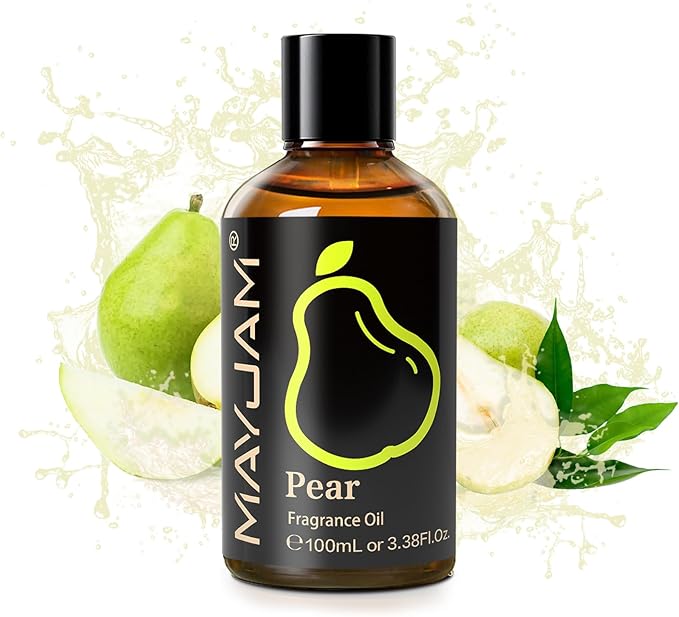 MAYJAM Pear Fragrance Oil for Diffusers for Home, 3.38FL.OZ