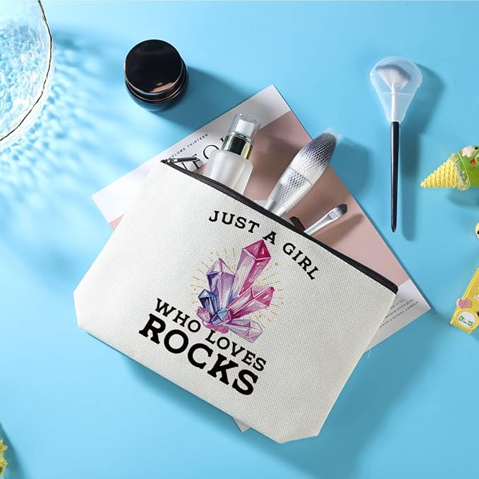 Azteoiz Geology Makeup Bag Rock Lover Gifts Cosmetic Bags for Women