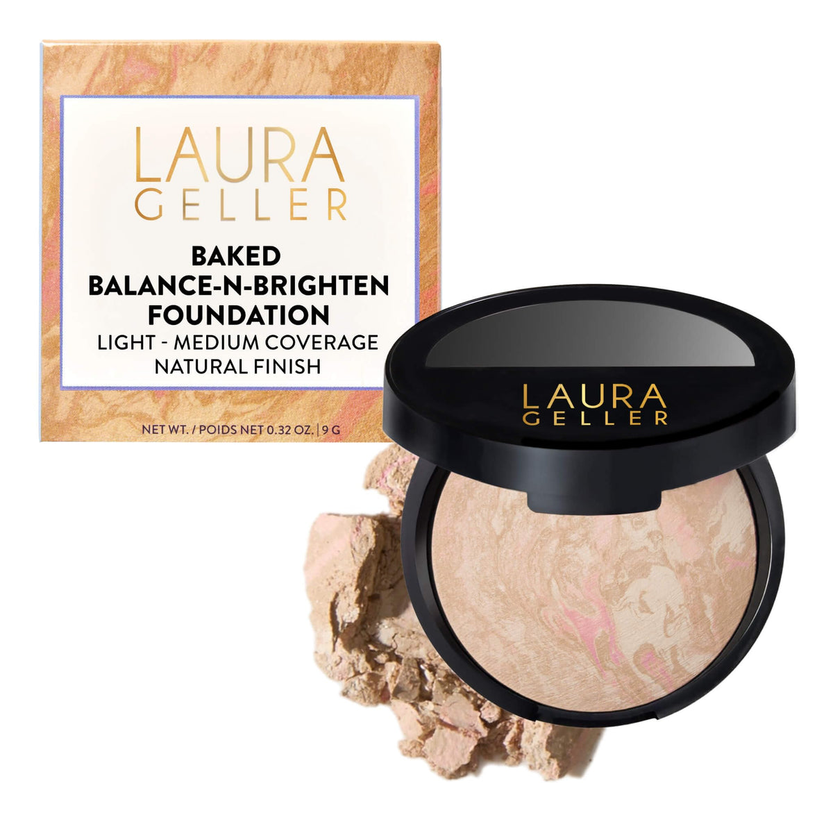 LAURA GELLER Baked Balance-n-Brighten Powder Foundation – Sand
