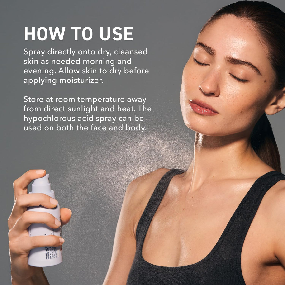 Prequel Skin Hypochlorous Acid Spray - HOCL Facial Mist Minerals 4oz