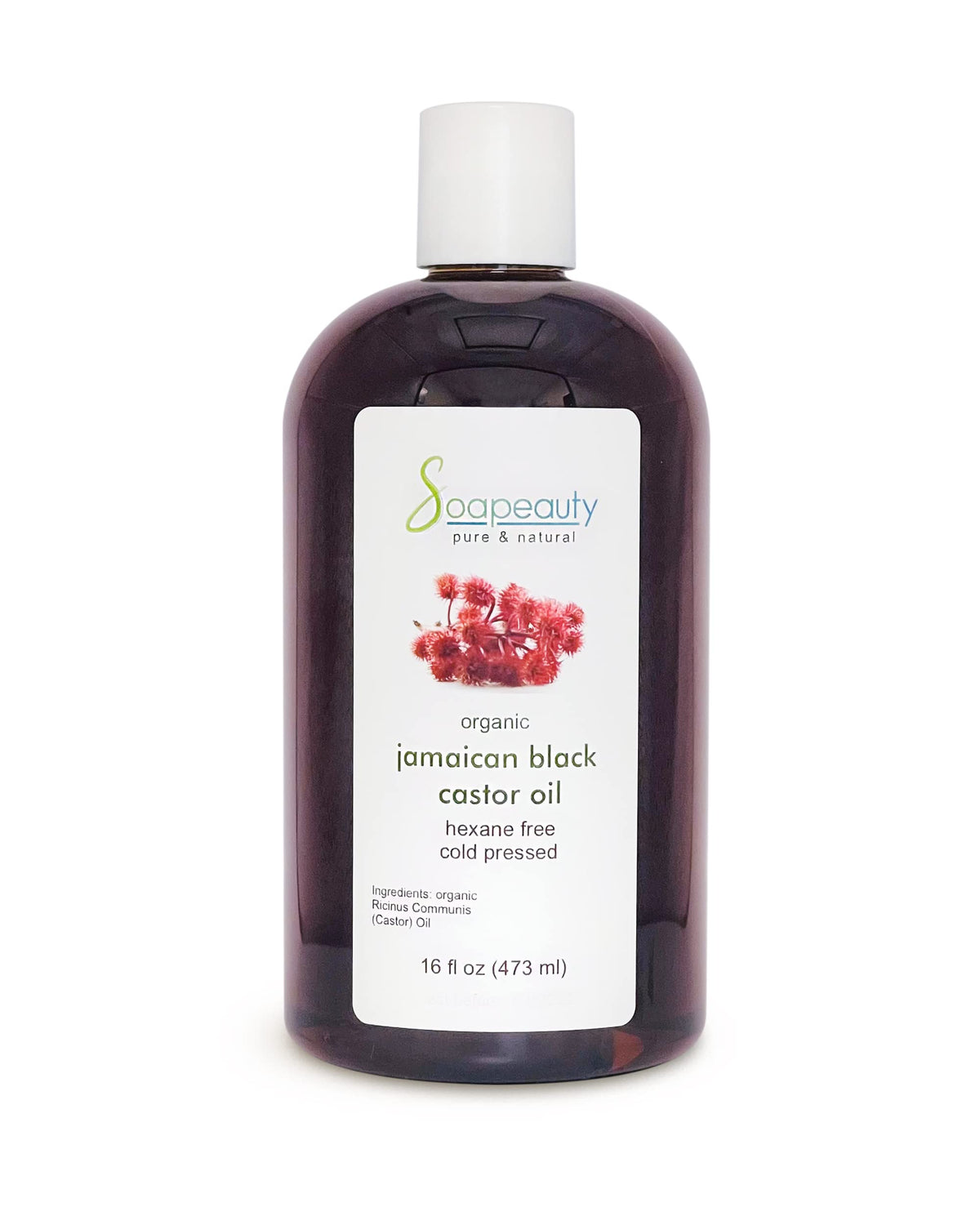 Soapeauty Jamaican Black Castor Oil 100% Pure Natural for Skin Hair 8 oz