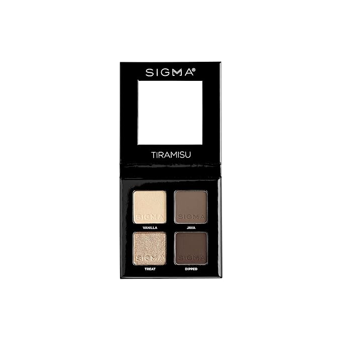 SIGMA BEAUTY Quad Eyeshadow Palette - Tiramisu Eyeshadow Quad, 4 Shades