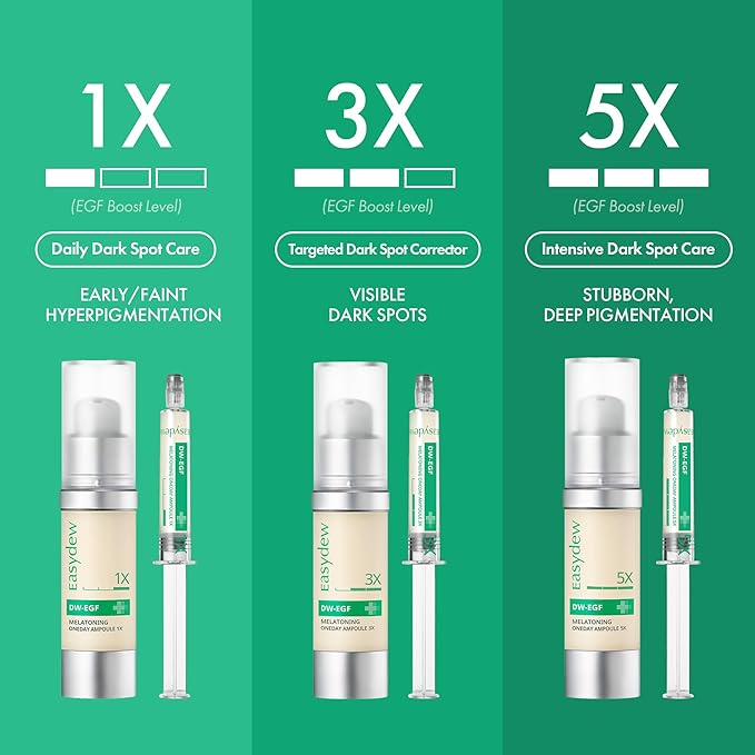 Easydew DW-EGF Melatoning Ampoule 1X - Dark Spot Serum (Bottle 1.01 fl oz)