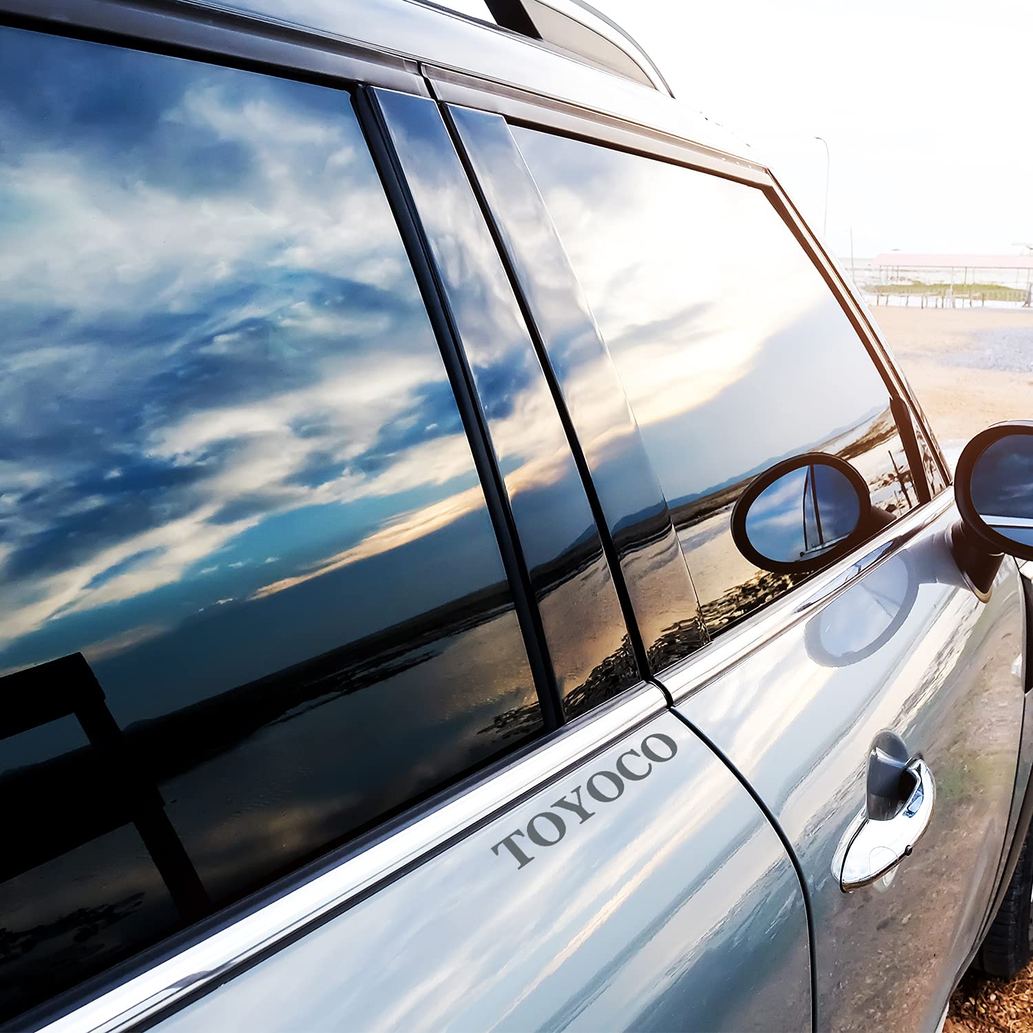 TOYOCO Window Tint Film for Cars, 70% VLT 24" in x 15'Ft Ceramic Window Tinted, Blocks 99% UV & IR Rays, Heat Resistant Anti Glare Film for Windshield, Scratch Resistant Sun Shade Auto Tint Roll