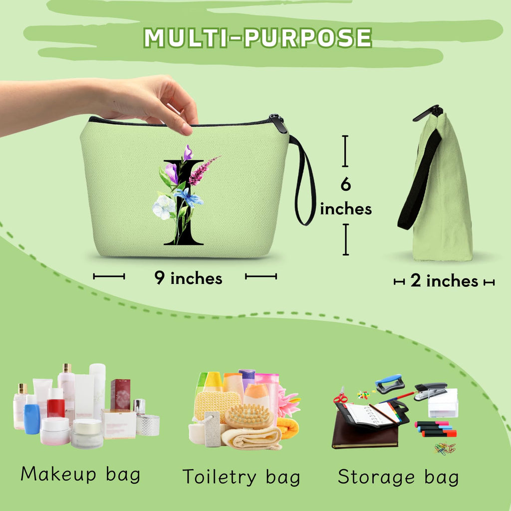 Birthday Inspirational Bridesmaid Proposal Team Small Gifts for Women Mom Aunt Teacher Sister Coworkers Makeup Cosmetic Bag Travel with Mirror Mothers Day Christmas Graduation I