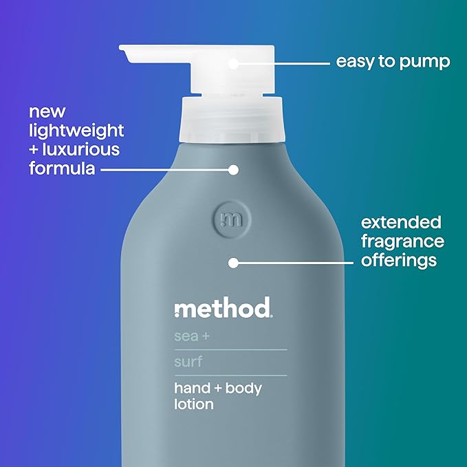 method Hand + Body Lotion for Men, Sea + Surf, 14 fl oz