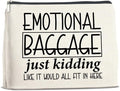 UPNEGE Funny Emotional Baggage Makeup Bag Gifts for Women Friends Bestie Soul Sister BFF, Cosmetic Bag Zipper Makeup Pouch