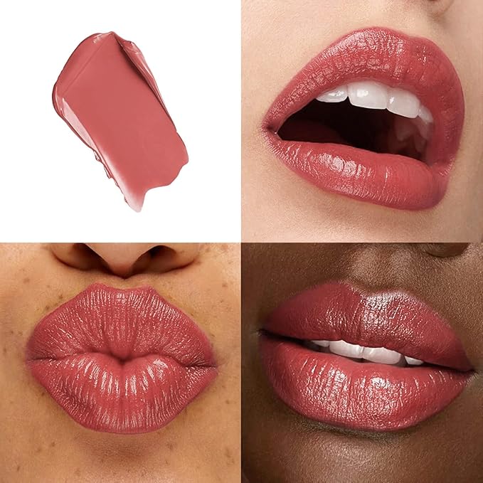 ilembane Hydrating Tinted Lipstick, Dusty Rose Glossy Lip Balm - Lustre