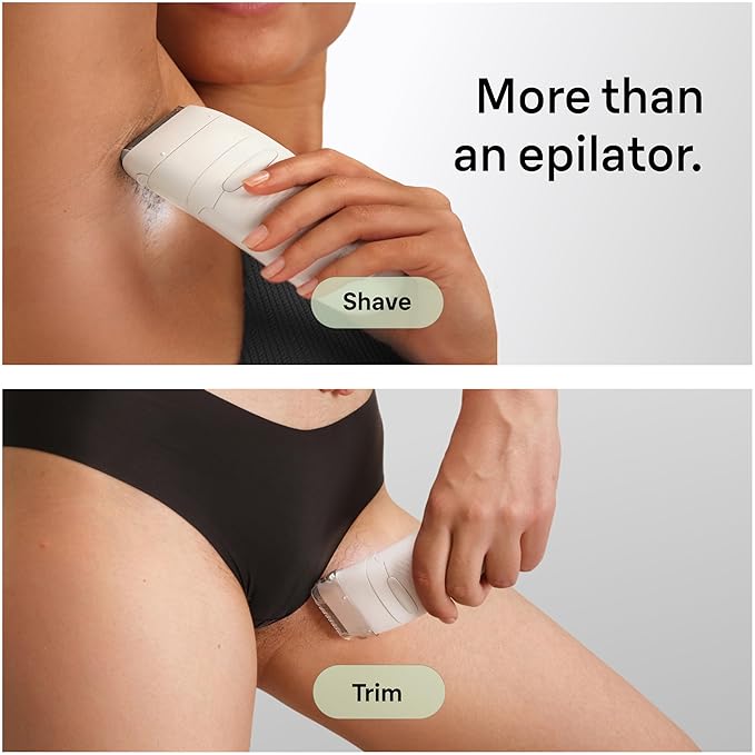 Braun Silk-épil 7 Epilator, Wet and Dry, Wide Head, Includes Venus Intimate Razor, Shaver Head and Trimmer Comb, SE7-141