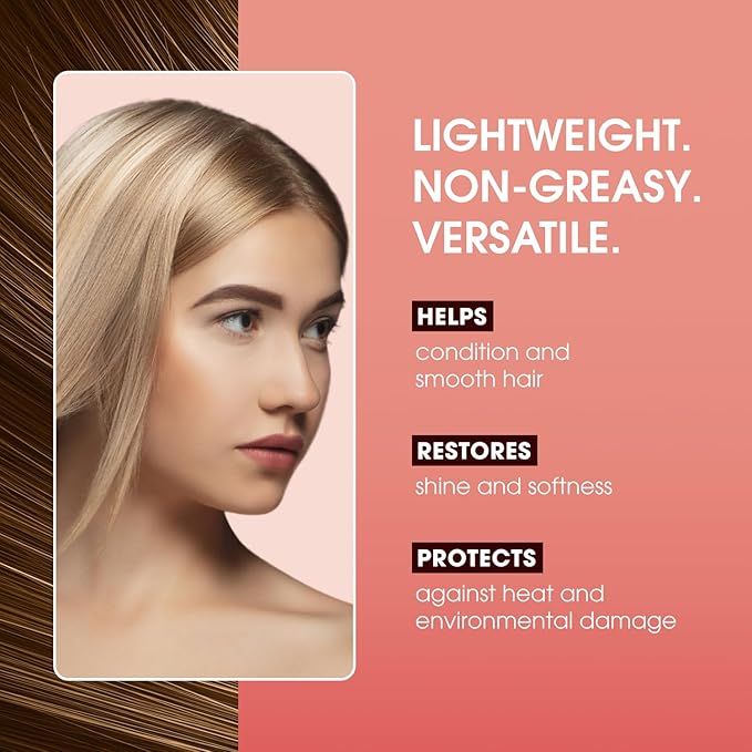 One 'n Only Argan Oil Hair Treatment - Hair Oil Smoothes and Strengthens Dry Damaged Hair, Eliminates Frizz, Creates Brilliant Shines, Non-Greasy Formula, 3.4 Fl. Oz