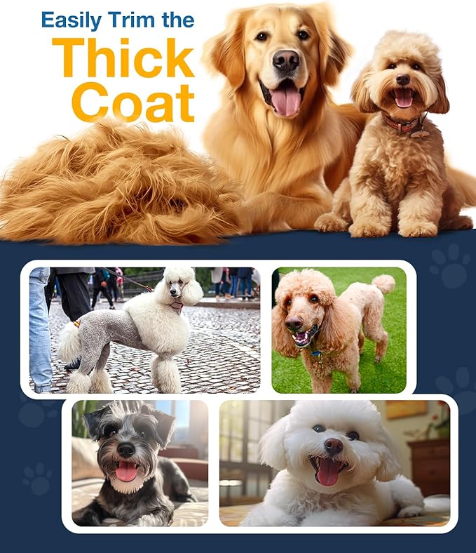 oneisall Dog Clippers for Grooming Thick Heavy Coats