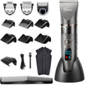 Hatteker Beard Trimmer for Men Professional Hair Clipper Hair Trimmer Shaver Haircut Detail Cutting Kit for Men Cordless Waterproof