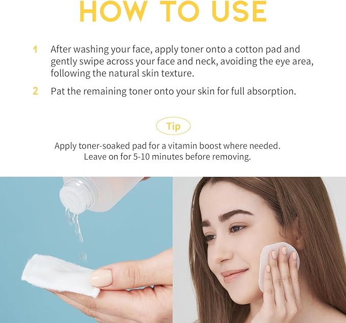 #OOTD Vitamin C Niacinamide Toner for Face, 8.45 fl oz | Korean Skincare