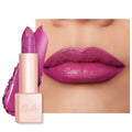 Oulac Moisturizing Purple Lipstick for Women - Tinted Lip Balm Infused with Shea Butter, Shiny & Lightweight Lip Makeup, Vegan & Gluten Free, PG08 Aquatic