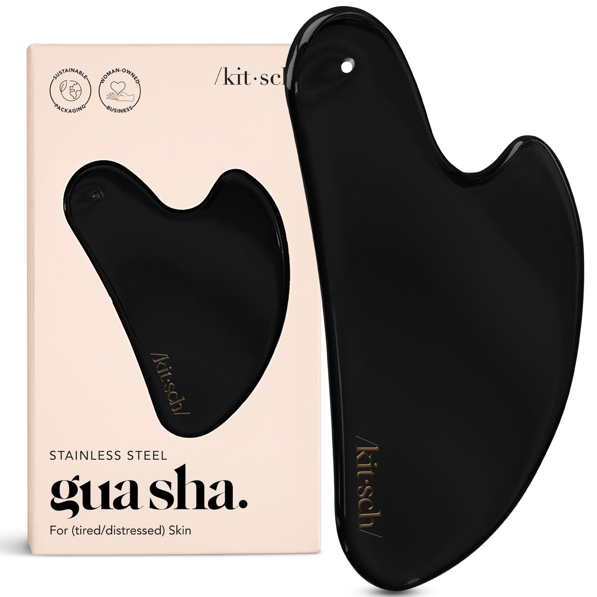 Kitsch Stainless Steel Guasha Tool for Face, Iridescent