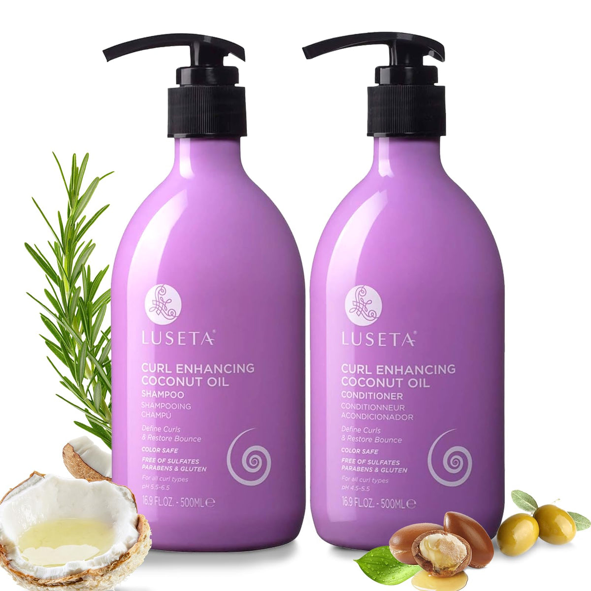 Luseta Glossy Pearl Shampoo and Conditioner Set Color Safe