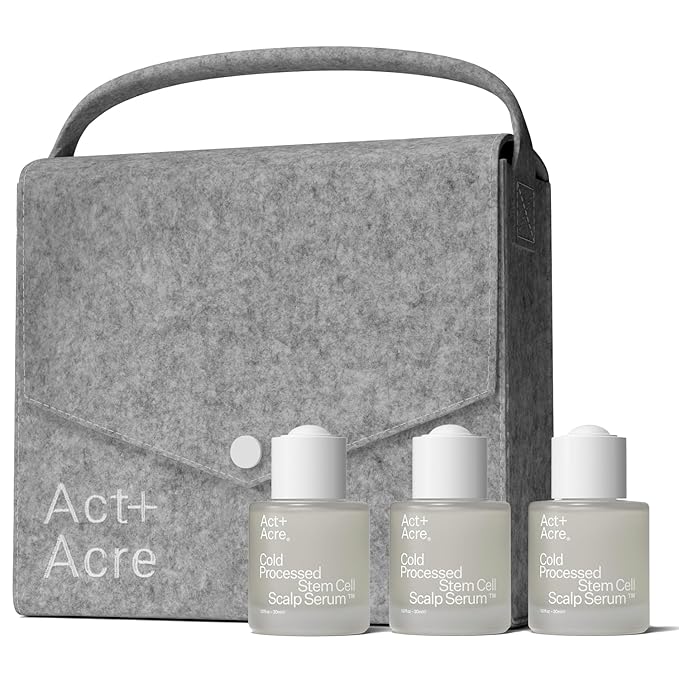 Act+ Acre, Mini Stem Cell Scalp Serum, Reduces Shedding, 3pk