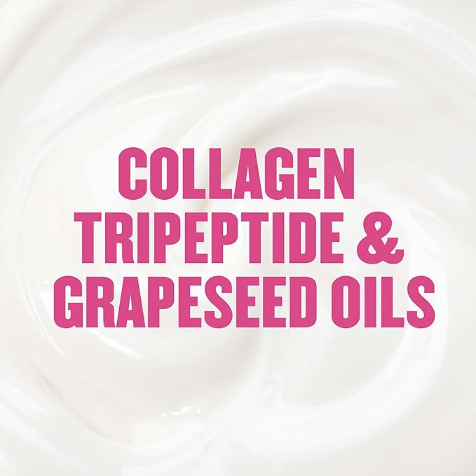 Gold Bond Plumping Collagen Body & Face Serum Lotion, Lightweight Hydrating Moisturizer with Collagen Peptide Complex, Jojoba and Grapeseed Oils to Visibly Plump Skin, Cherry Blossom Scent, 8 oz