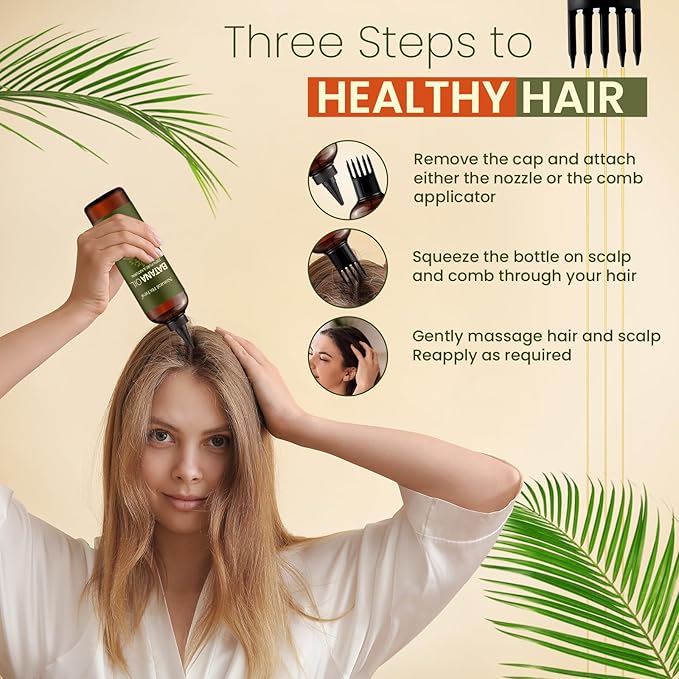 Batana Oil for Hair Growth 8 Fl Oz - Cold Pressed