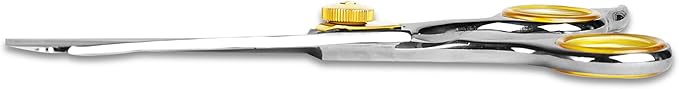 Sharf Dog Grooming Scissors, Safety Round Tip Straight Shears, 6.5 Inch