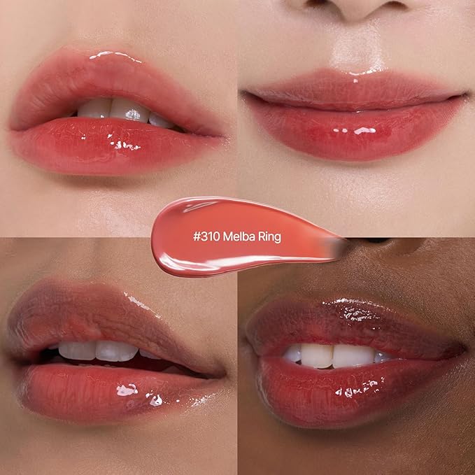 Laka Jelling Nude Gloss, 4.5g/0.15oz, Sheer Hydrating Lip Oil with No Stain, Non-Sticky, Nourishing Gloss for a Glowy Look, K-Beauty (#310 Melbaring)