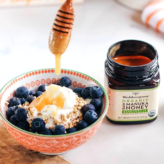 Wedderspoon Organic Raw Manuka Honey MGO 150+, 8.8 oz, Non-GMO
