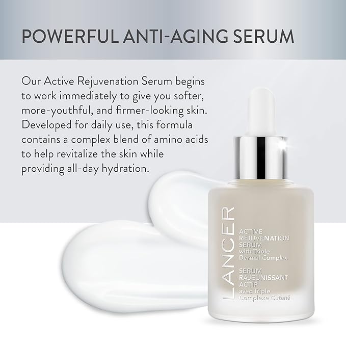 Lancer Skincare | Active Rejuvenation Serum | Anti Aging Serum | 1fl oz