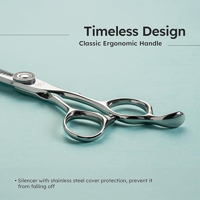 3-in-1 Professional Hair Thinning Scissors 6.0” | 15% 25% 35% Texturizing Shears | Seamless Blending No Lines | Ultra Lightweight Ergonomic | Smooth Cutting| VG-10 Japanese Steel | K9 Shears
