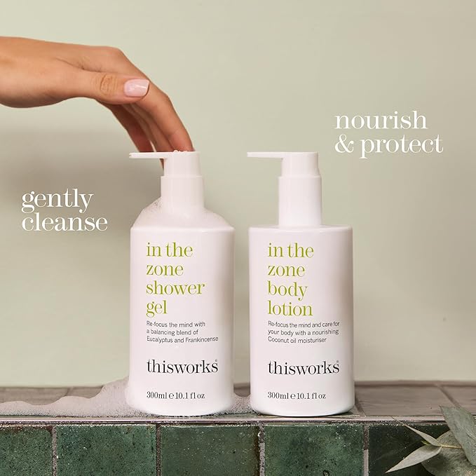 THISWORKS In The Zone Shower Gel 10.1 fl oz - Eucalyptus & Frankincense