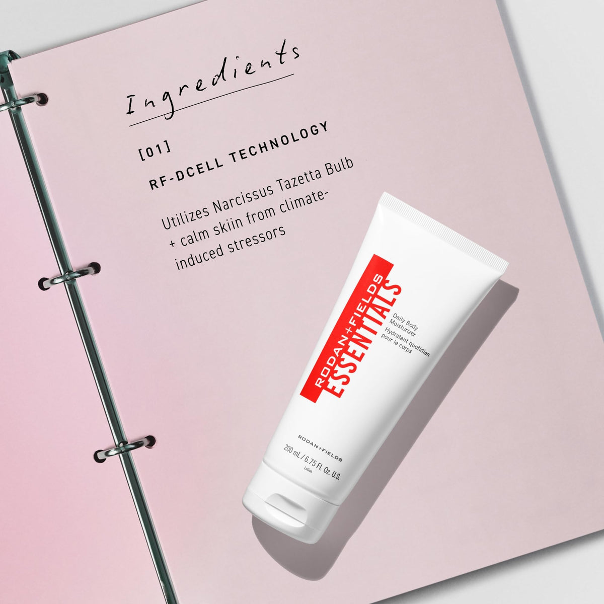 RODAN + FIELDS ESSENTIALS Daily Body Moisturizer, 6.8 ounces, Body Lotion for Dry Skin, Hydration, Elevate Skincare, Skin Moisturizer
