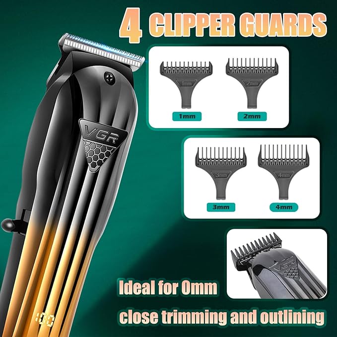 VGR 644 Professional Hair Clippers for Men with Trimmer Electric Shavers