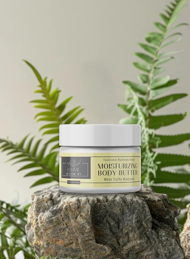 Femme Botanicals Moisturinzing Body Butter with Mushrooms