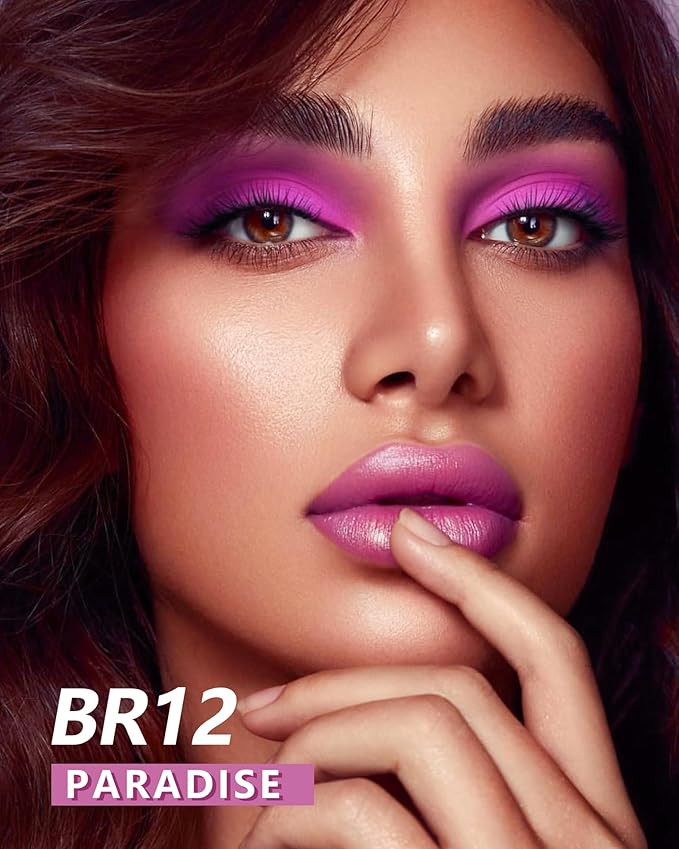 MAKI YIKA Pink Lipstick for Women Metallic Liquid Lipsticks Long Lasting