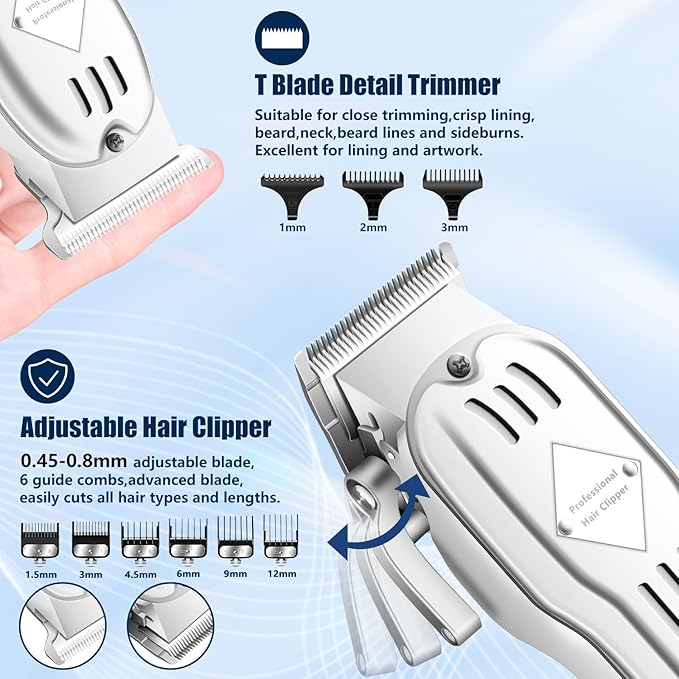 SUNNOW Hair Clippers Professional for Men, Close Shaving, Waterproof