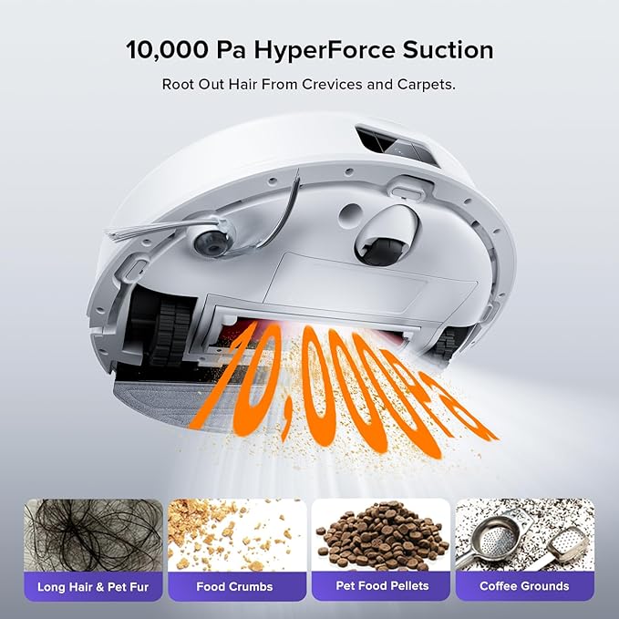 roborock Q10 S5+ Robot Vacuum and Mop, 10,000Pa Suction