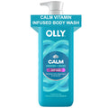 OLLY Calm Body Wash Eucalyptus Amber 17oz with Hyaluronic Acid