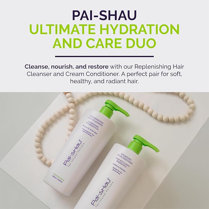 Pai-Shau - Replenishing Cleanser & Conditioner Set, Hydrating Hair Care